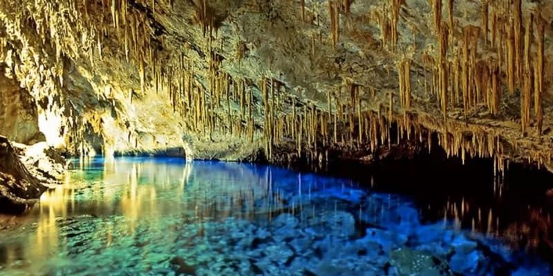 Gruta Lago Azul