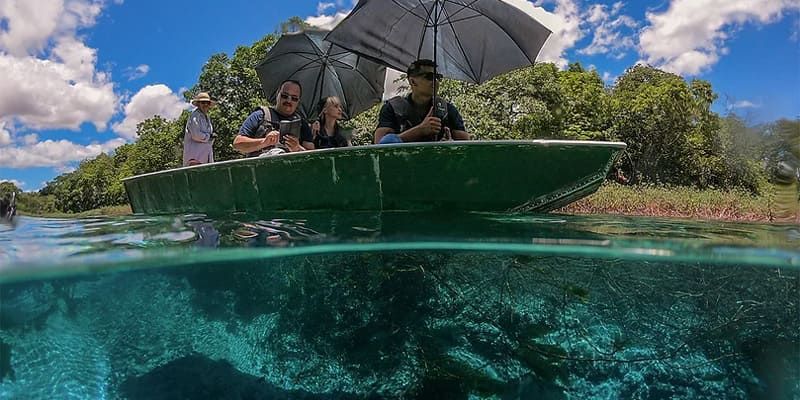 Rio Sucuri de Barco